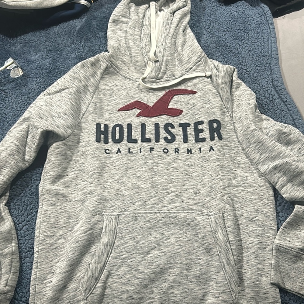 Hollister sweater,very warm furry inside,comfortable to wear.